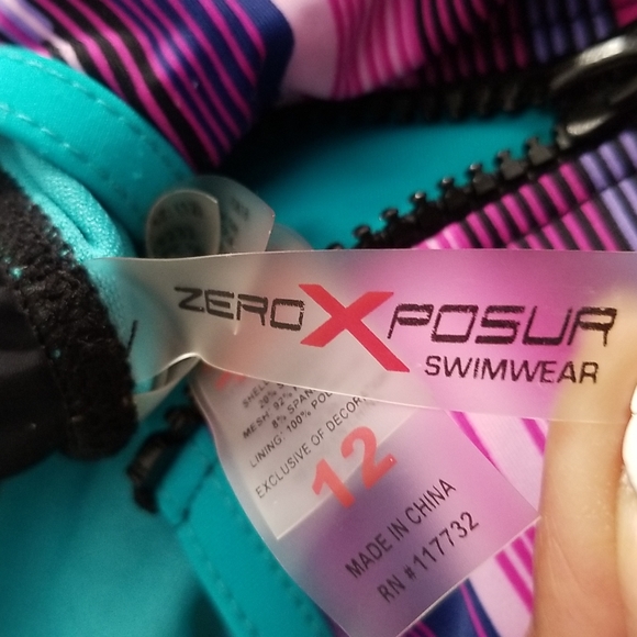 ZEROXPOSUR Girl Swimwear Size 12 - Picture 7 of 7
